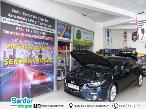 MAZDA 3 LPG montaj resimleri