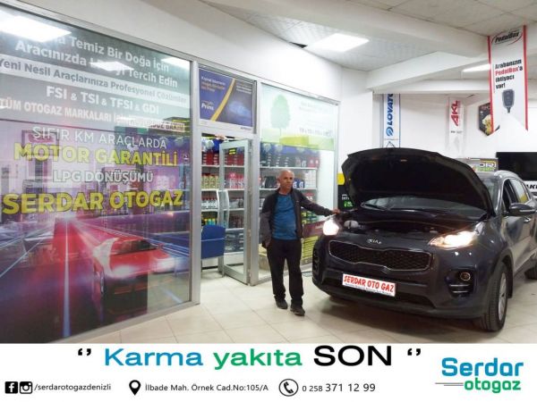 KIA SPORTAGE LPG montaj resimleri