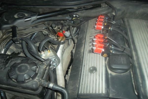 2000 BMW 5.20 LPG Montaj Resimleri